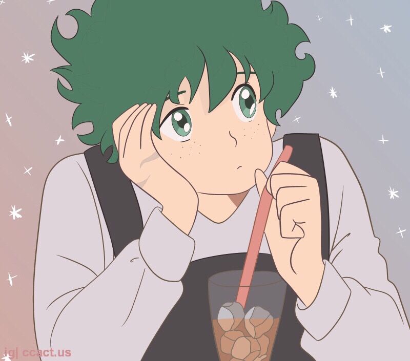 hi guys so i wanted to make a 90s anime style bnha draw 