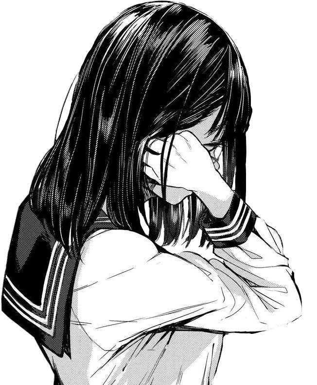 girl sadgirl sad freetoedit sticker by iri keks