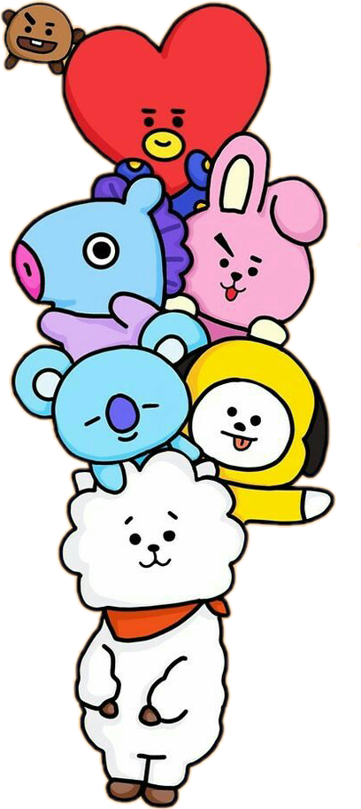 Bts bt21 рисунки