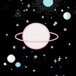 freetoedit universe planet stars pixel