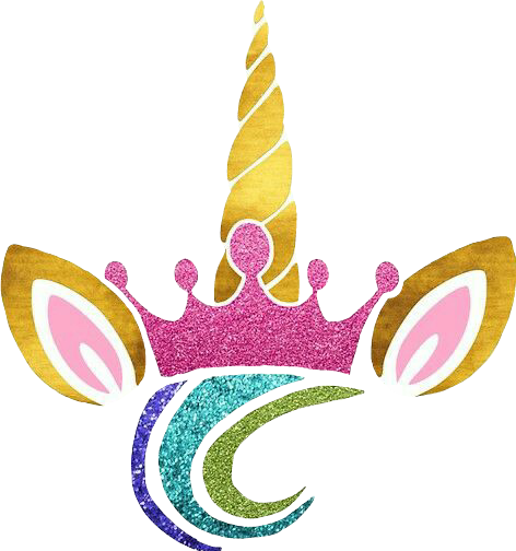 unicorn unicornio corona unicorncrownglitter sparkly