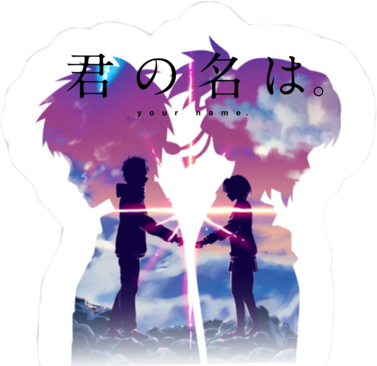 Yourname Kiminonawa Mitsuha Taki Japan Sticker By etaereal