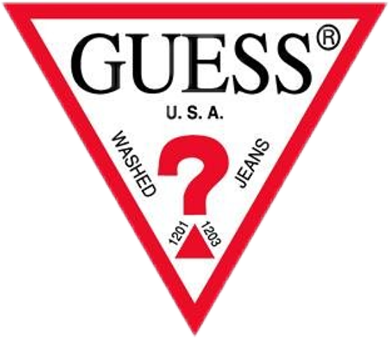 Guess ロゴ 背景透過 Sticker By Cherry