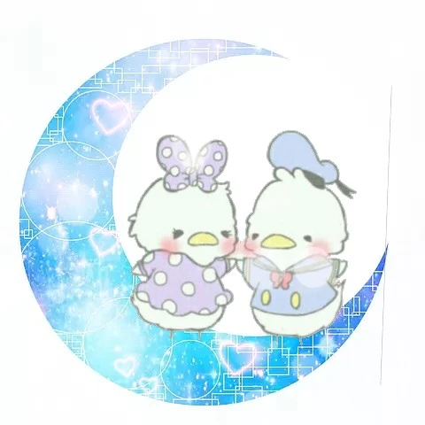 ドナルド デイジー ディズニー 月加工 Image By Sara ドナルド デイジー ディズニー 月加工 Image By Sara