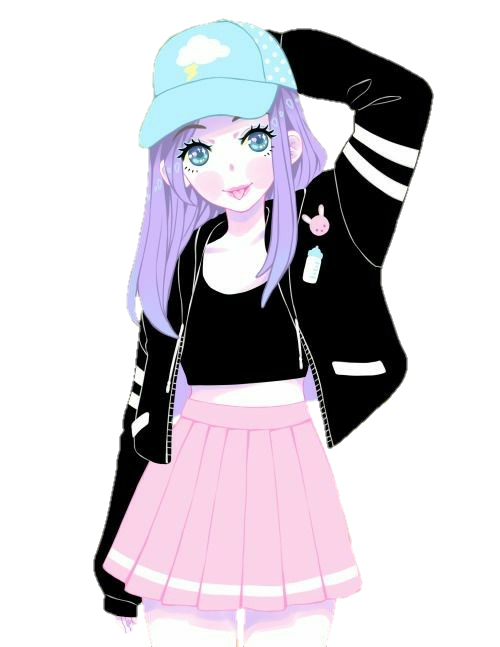 Pastel goth tumblr anime