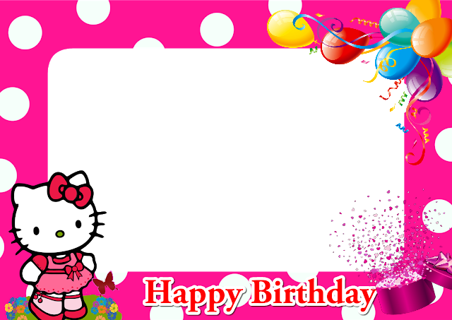 hellokitty frame birthday freetoedit sticker by @jaxxz215