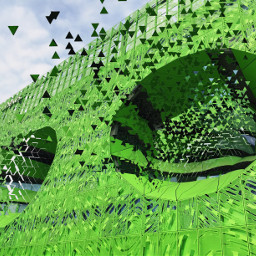 building picsart rxx green artwork