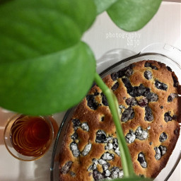 homemade cake blackberry tea photography
