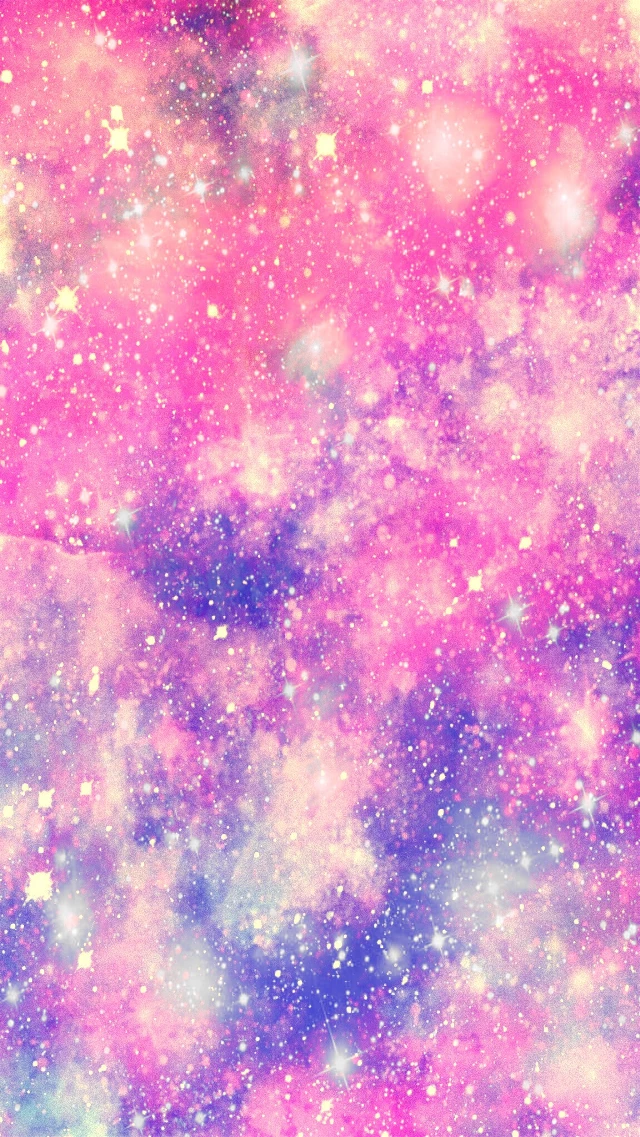 Freetoedit Pink Pastel Galaxy Glitter Image By Mpink