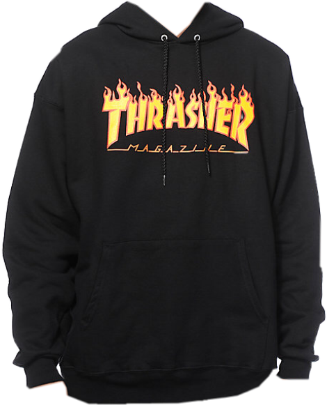 thrasher hoodie aesthetic