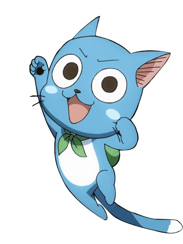 Happy Fairytail Hapoyfairytail Anime Animecat Blue Ligh