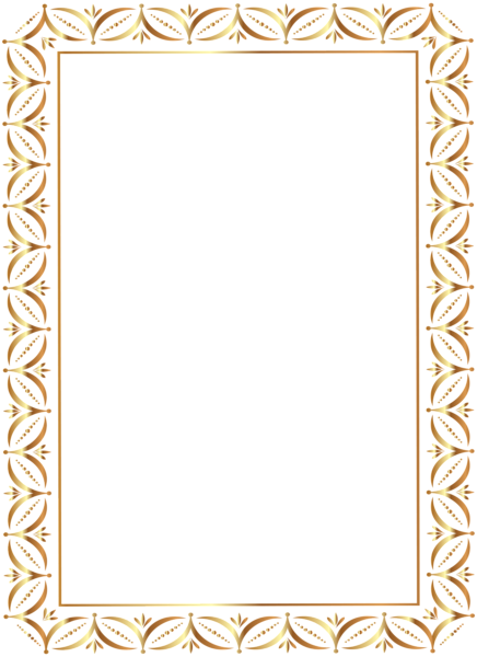 square gold golden frame border sticker by @sherry420