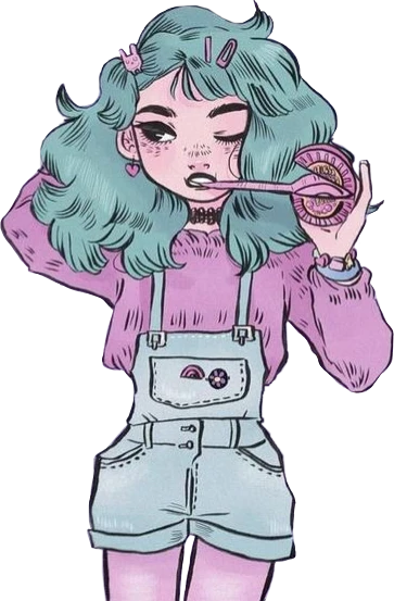 Green Hair Girl