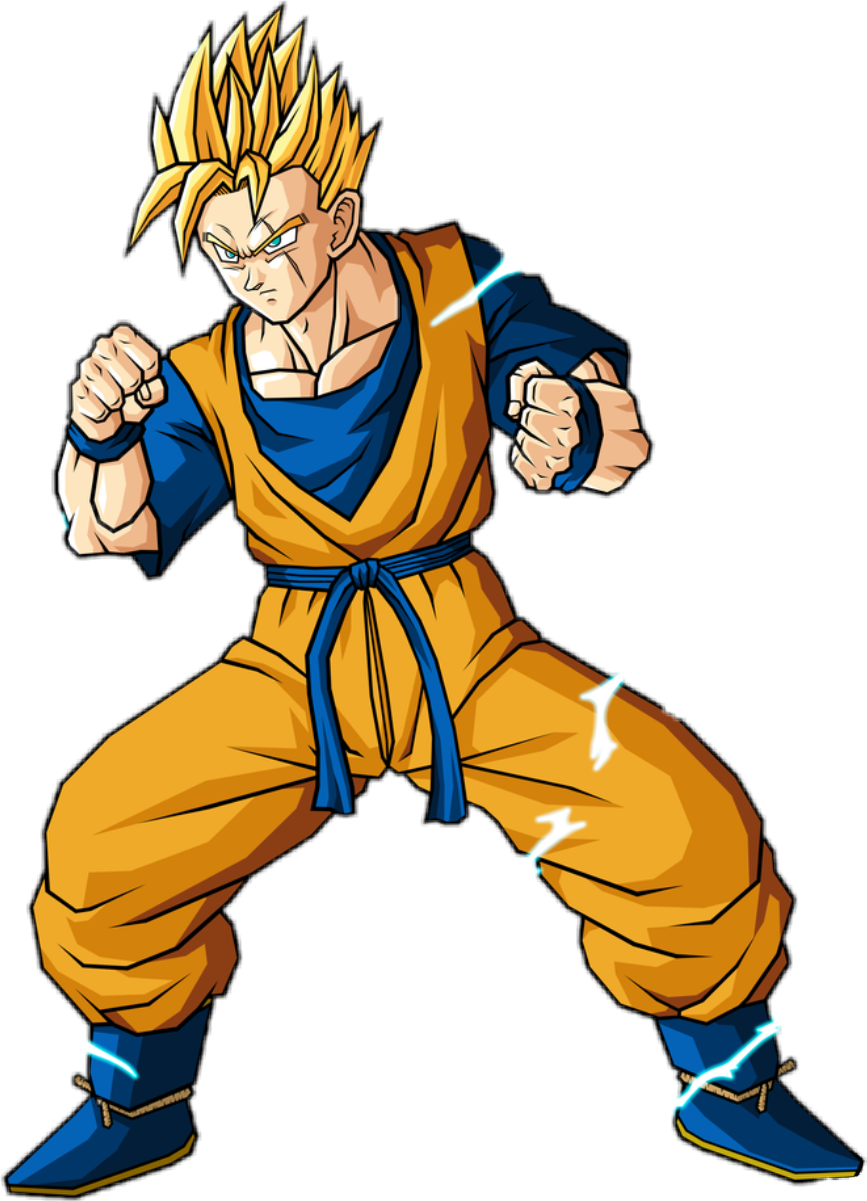 gohan del futuro ssj 2 Sticker by mapaulamejiat30