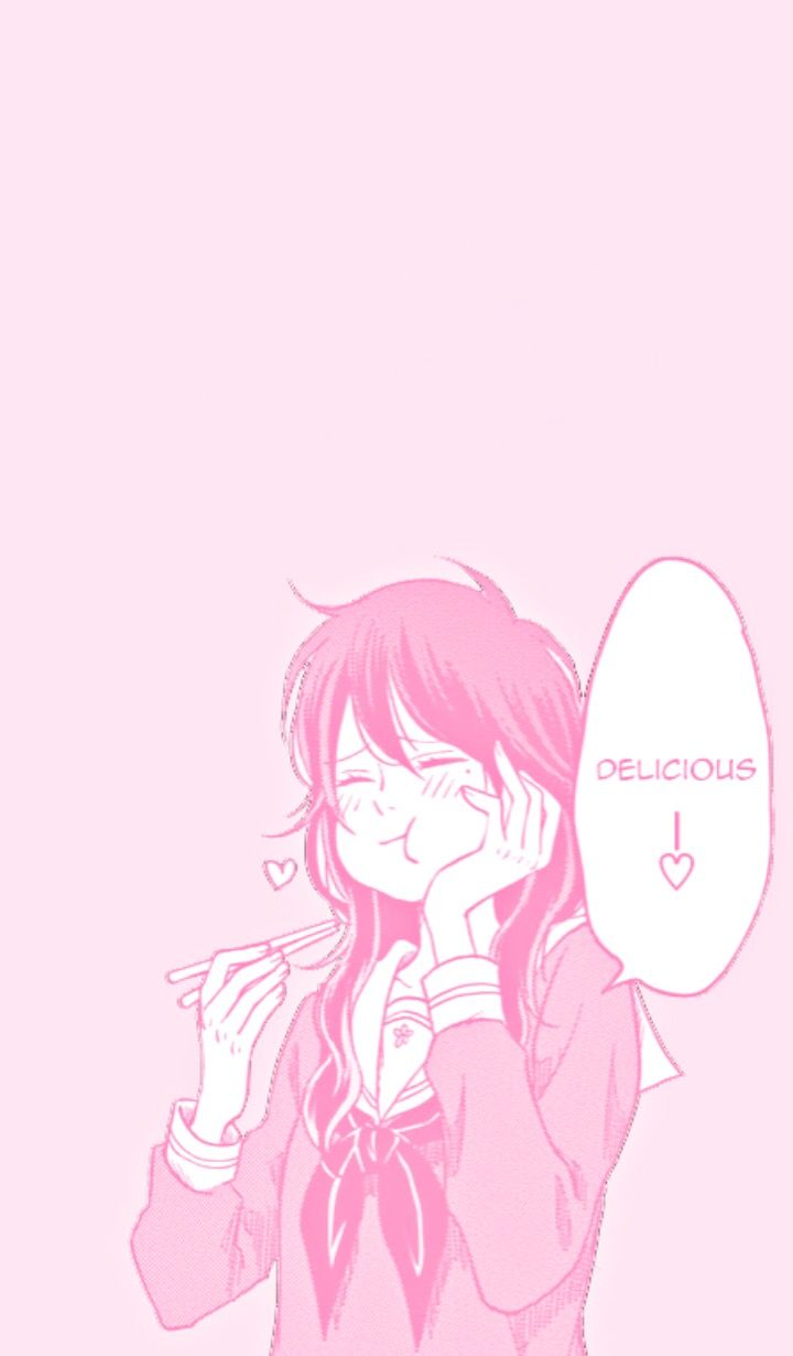 Girl Anime Animegirl Delicious Animewallpaper Pink Ipho