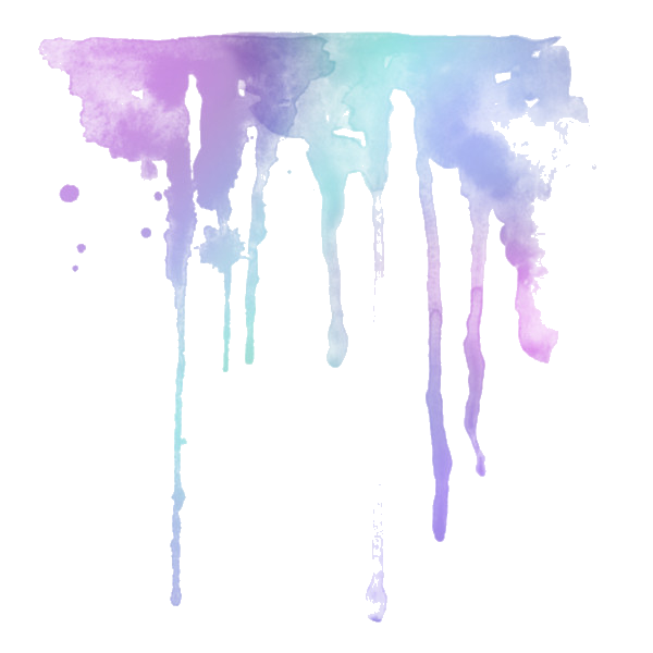 water color drips tutorial