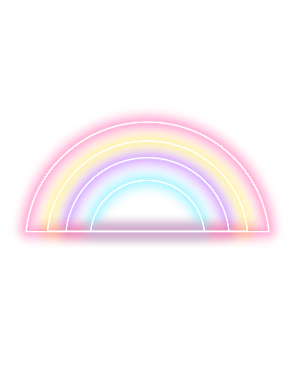 neon rainbow neonrainbow freetoedit sticker by @rosiec47