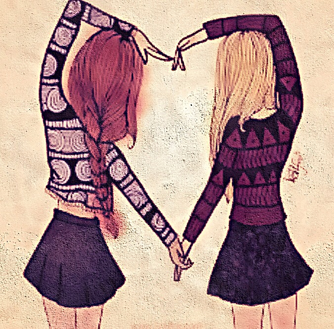 freetoedit friends bff bffs bffs4ever drawing girls...