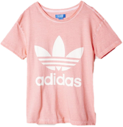 pastel pink adidas shirt