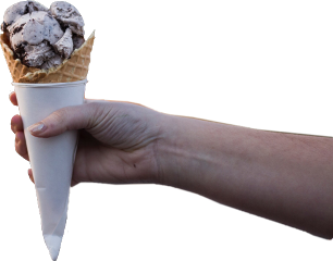 icecream cone hand freetoedit