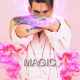 freetoedit remixit pink fire magic