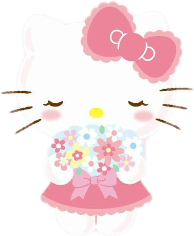 Hellokitty Hellokittysticker Sticker By Emiqkafabulos