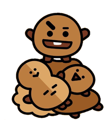 Shooky cookie. Шуки bt21. Чоки бт21. БТС SHOOKY. Bt21 Шуга.