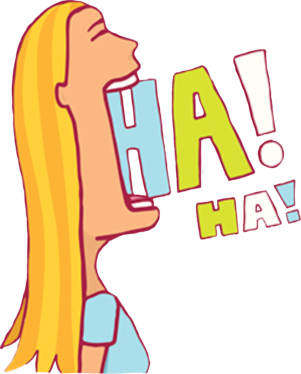 Laugh Happy Haha Lol Freetoedit Sticker By Bobbie Standre