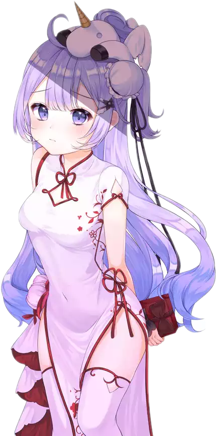 Anime Animegirl Cute Kawaii Unicorn Purple Purplehair