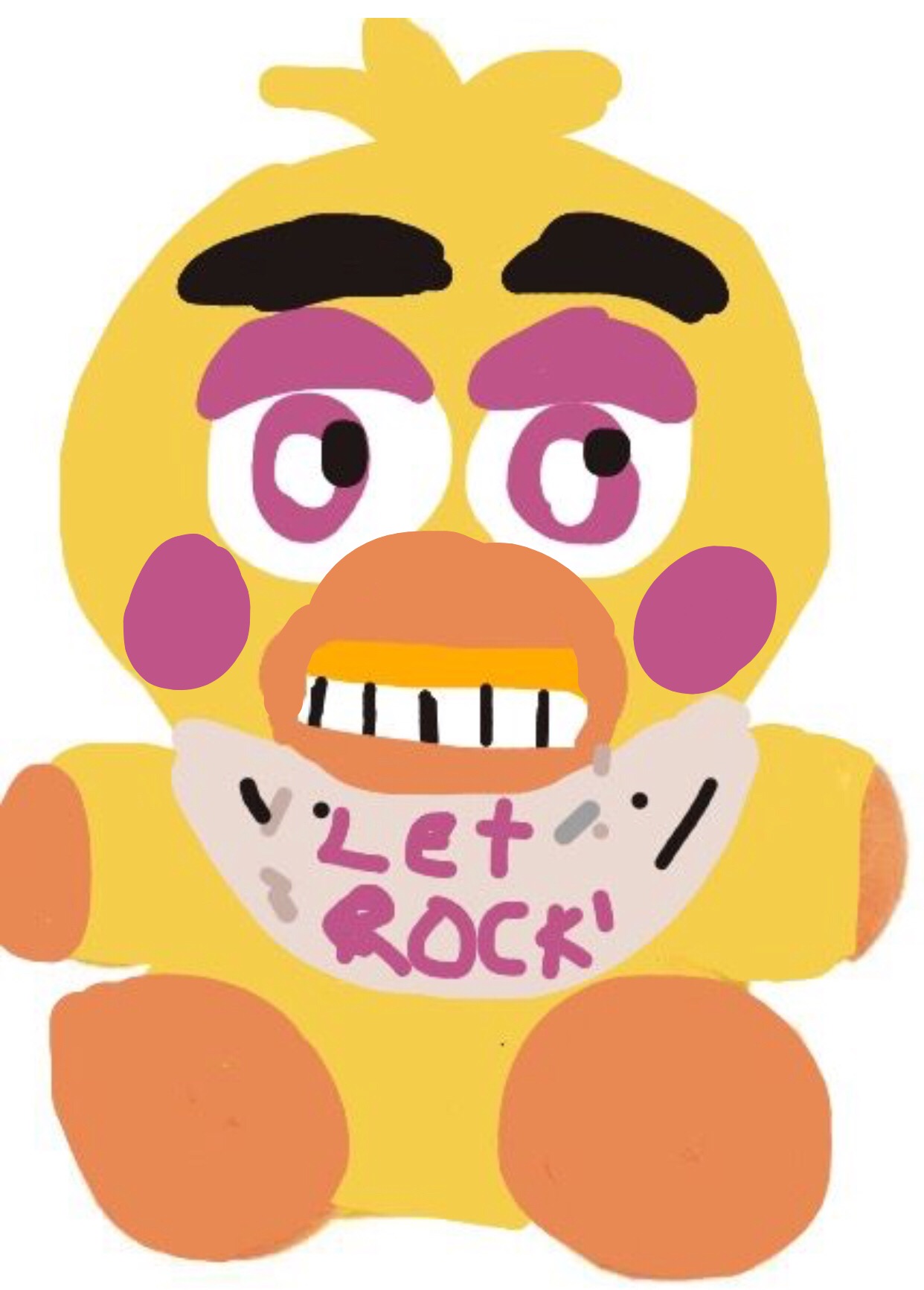 rockstar chica plush