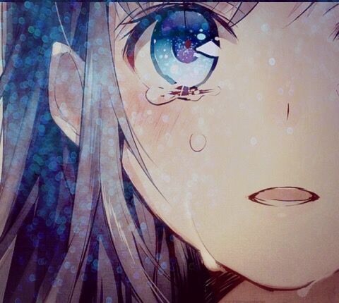 Sad Anime Girl Crying And Smiling