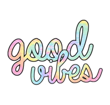 goodvibes good vibes words sticker by @savannah-hyde-14