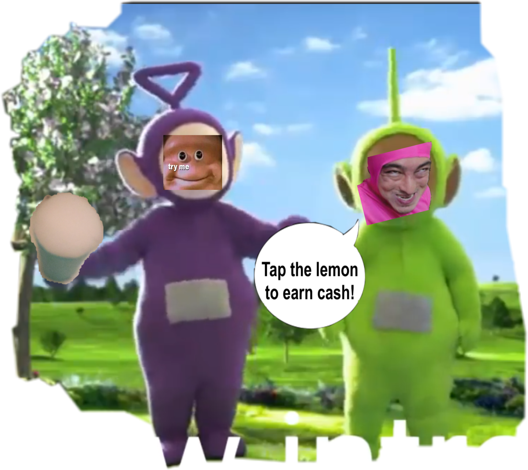 whatdoiwrite teletubbies memes tinkywinky dipsy purplet...