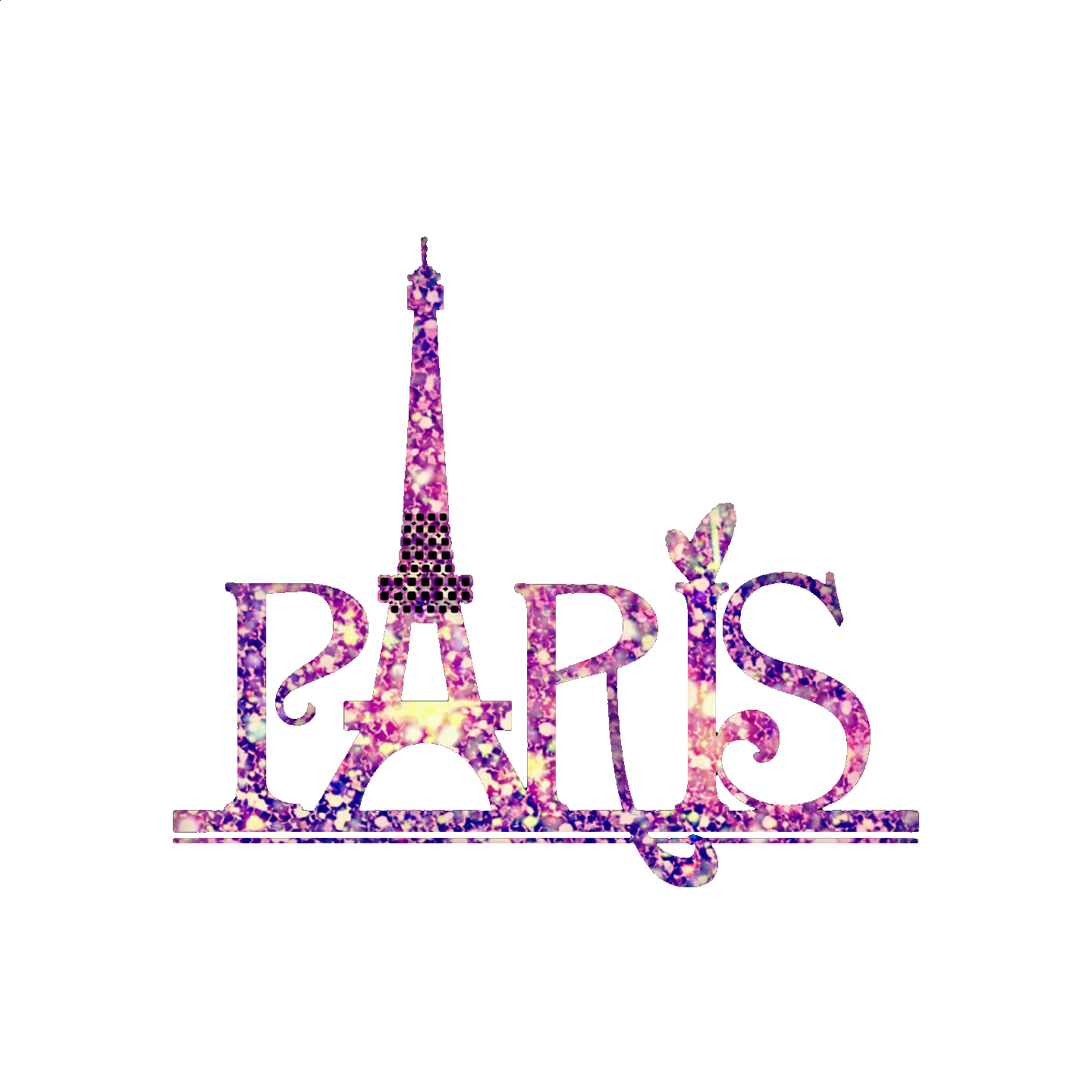 #ftestickers #freestickers #paris #eiffeltower #glitter #bling #png # ...