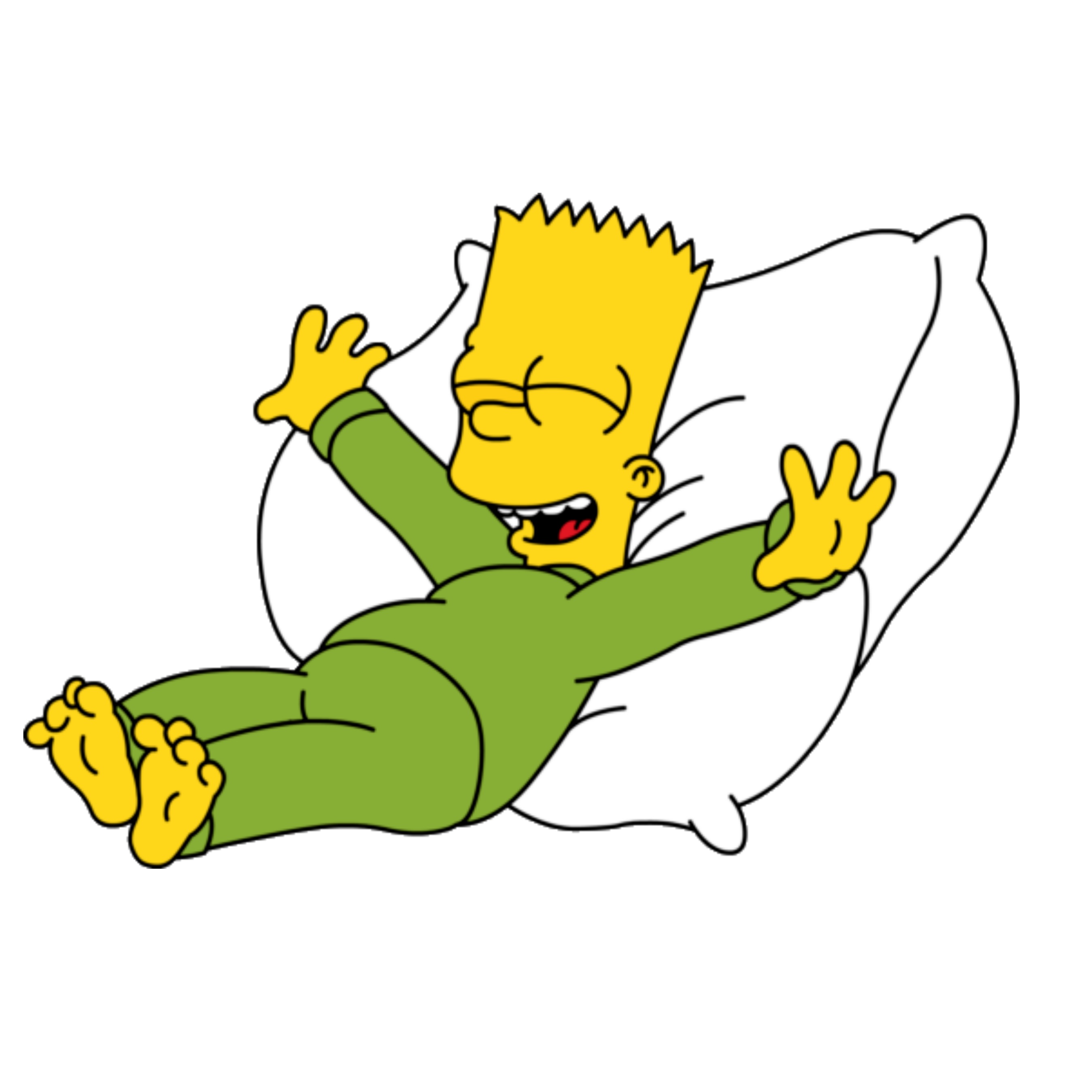 Барт симпсон спит