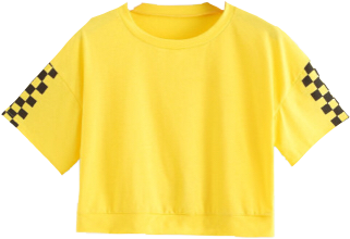 aesthetic yellow shirt