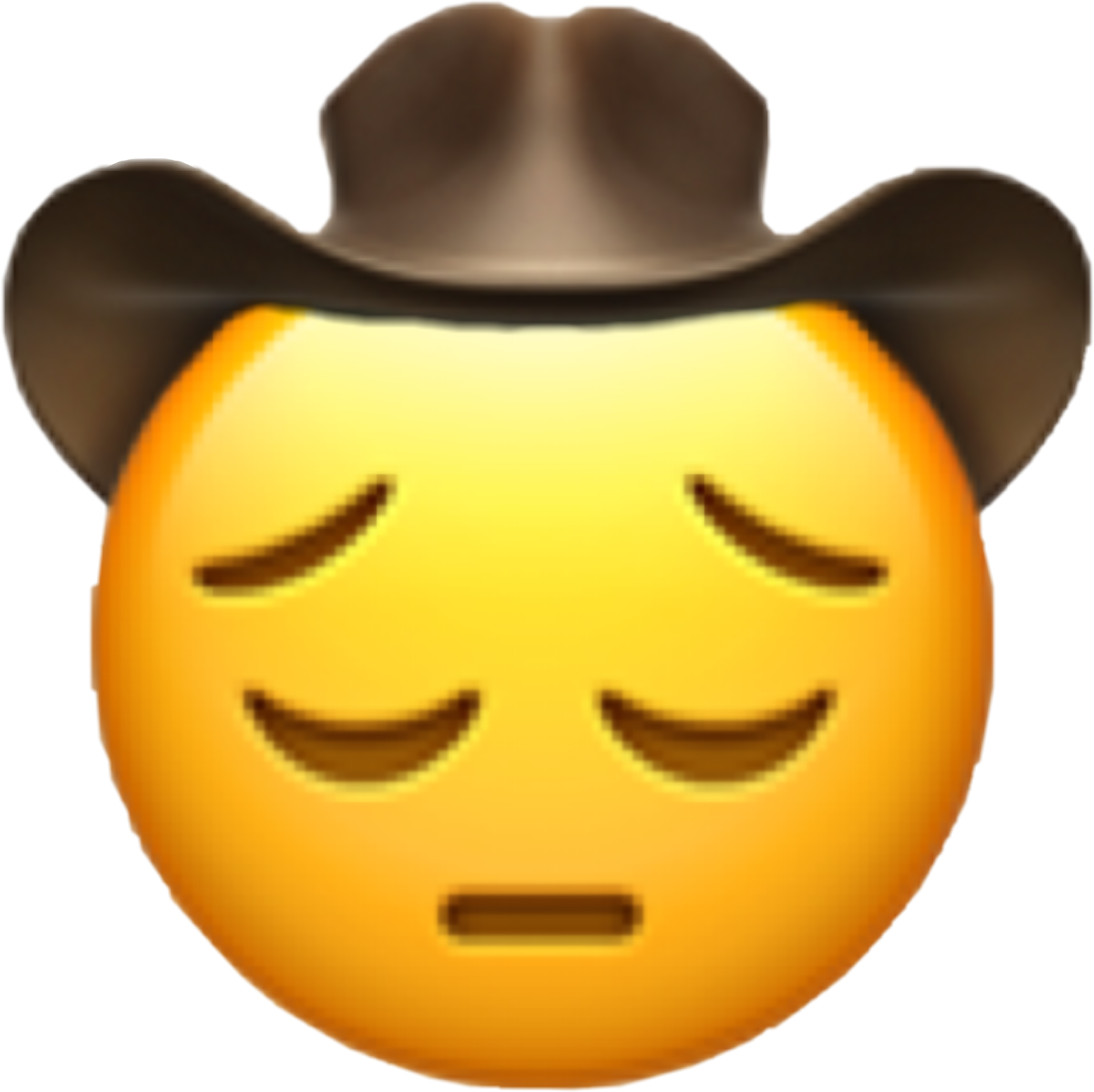 Meme Memes Emoji Cowboy Yeehaw Sadyeehaw Cowboyemoji