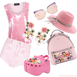 pink irinafashionstyle fashionstyle
