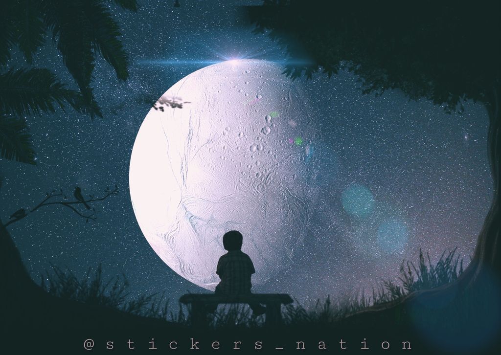 alone in the dark madewithpicsart moon boy alone fre
