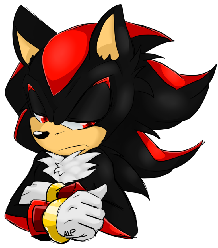 shadow the hedgehog sticker by @this_account_isdead