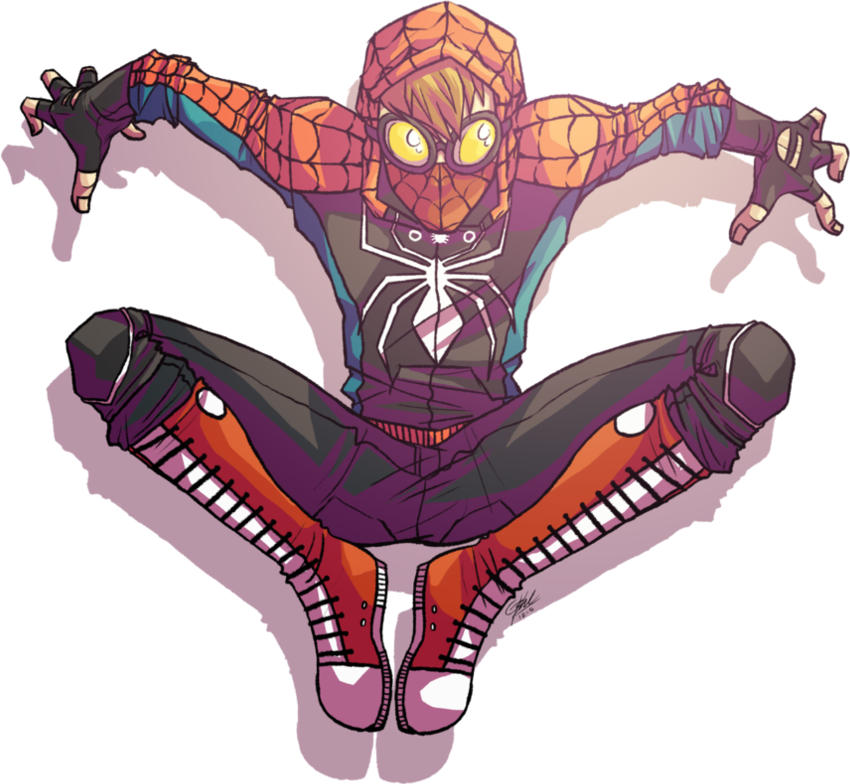 spiderman spidertoby creepypasta sticker by @stickers707