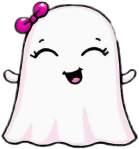 little cute kawaii ghost snapchat...