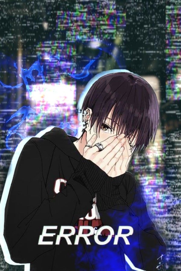 Anime Sad Boy Glitch Anime Wallpapers