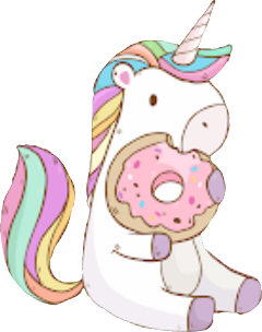 unicorn cute sweet donut cuteunicorn freetoedit