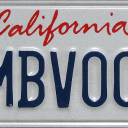freetoedit california license plate
