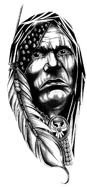 tattoo apache indian freetoedit sticker by @eddytward