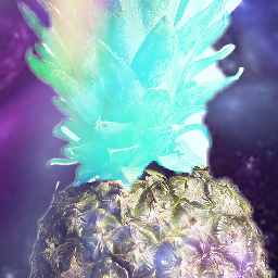 freetoedit galaxy rainbowlightcontest rainbow pineapple