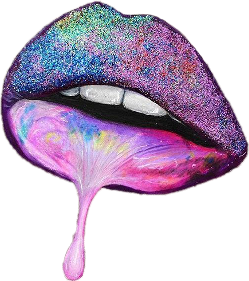 Lips Colorful Glitter Freetoedit Lips Sticker By Anamigamo 