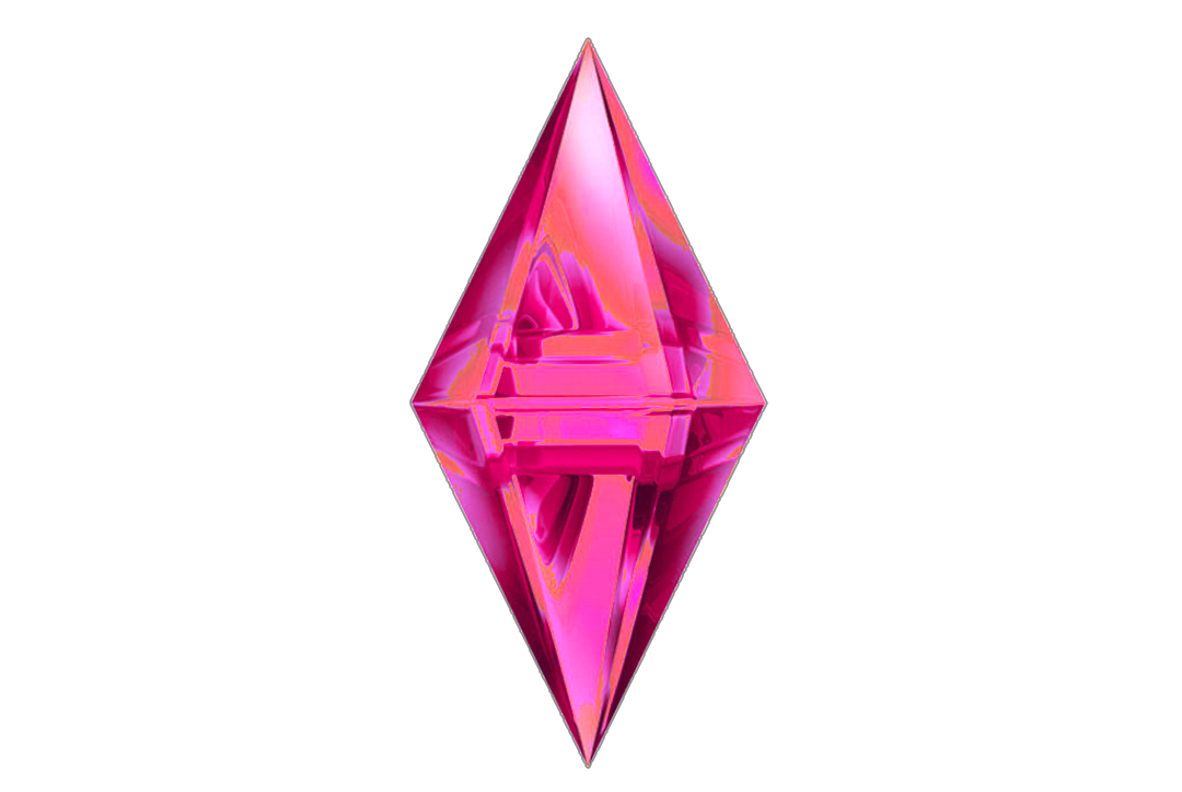 pink diamond sims - Sticker by Purplehaze60