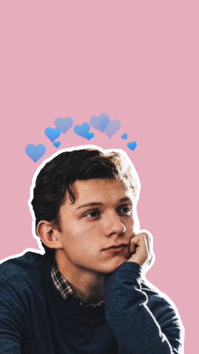 Tom Holland wallpaper (with white outline) tom holland...